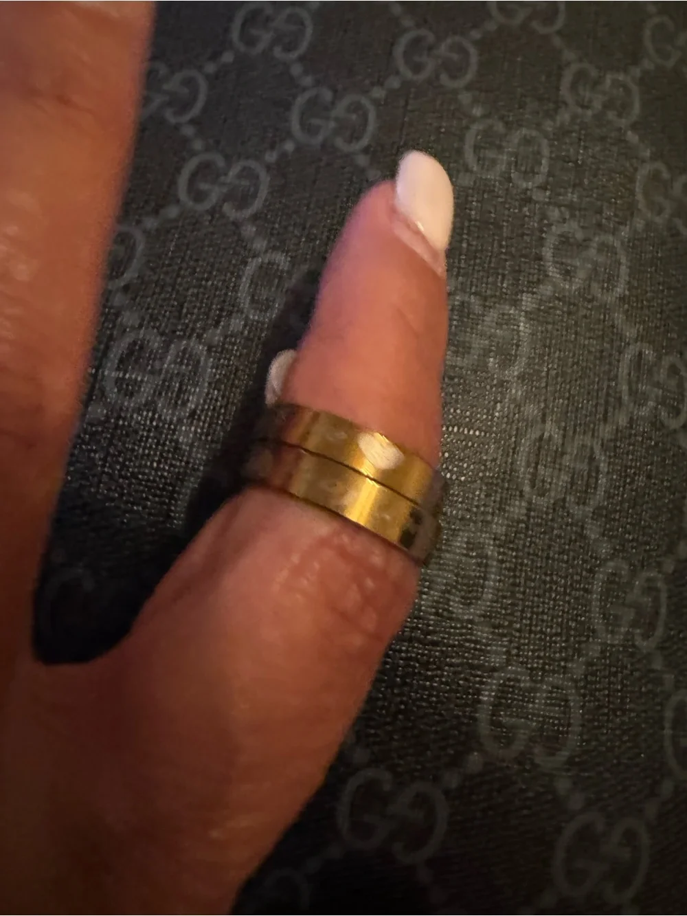 Gold-Tone Stacked Band Ring - Women's Fashion Jewelry